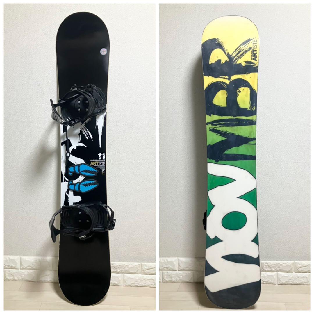 バック付/NOVEMBER ARTISTEノベンバースノーボード152 M/L
