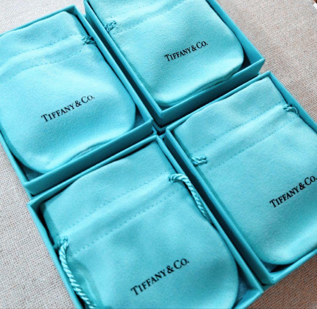 ♥現行品♥新品未使用♥ティファニー空箱 巾着袋 4set♥