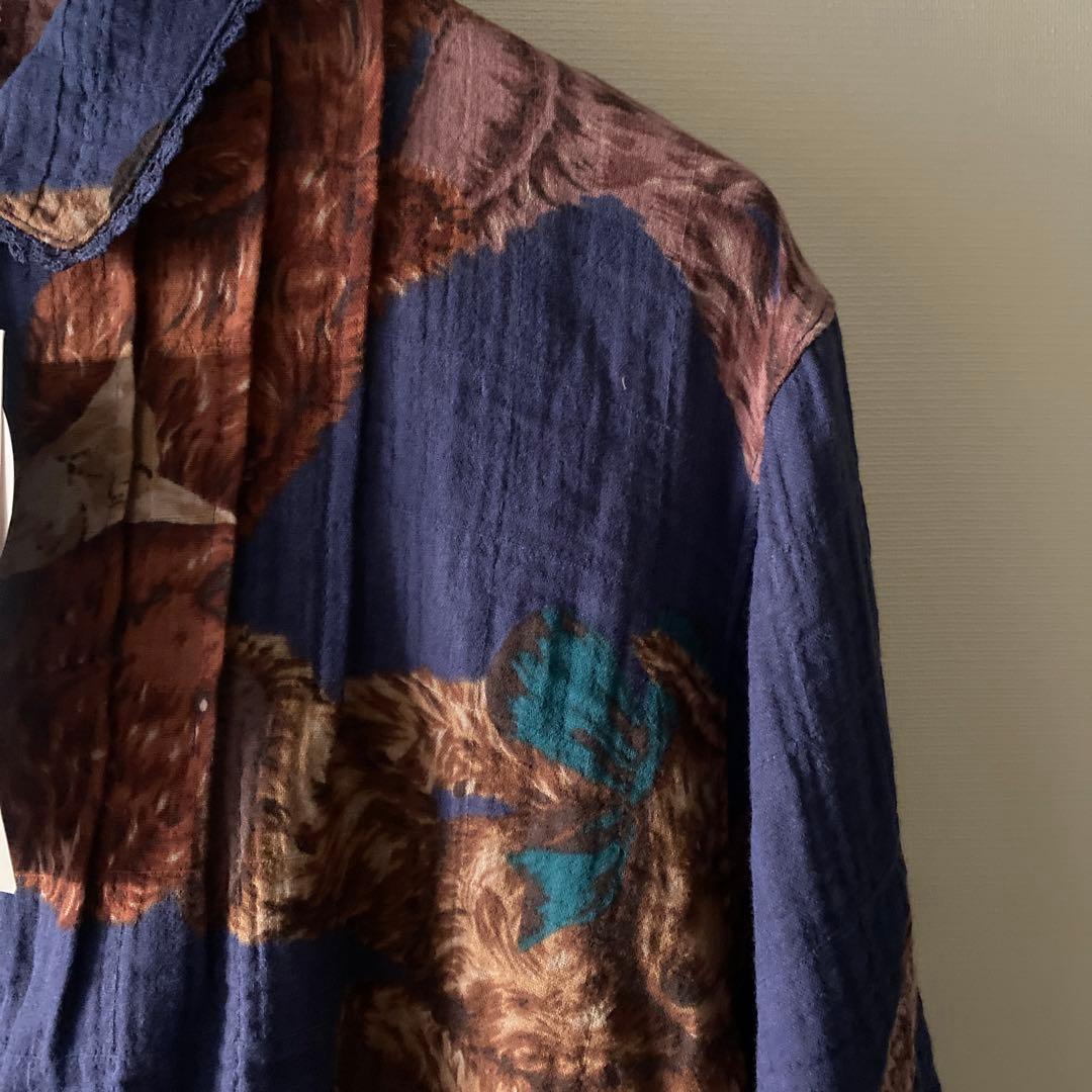 【定価12100円】新品　nacrure 2重ガーゼ　テディベア　パジャマ　M