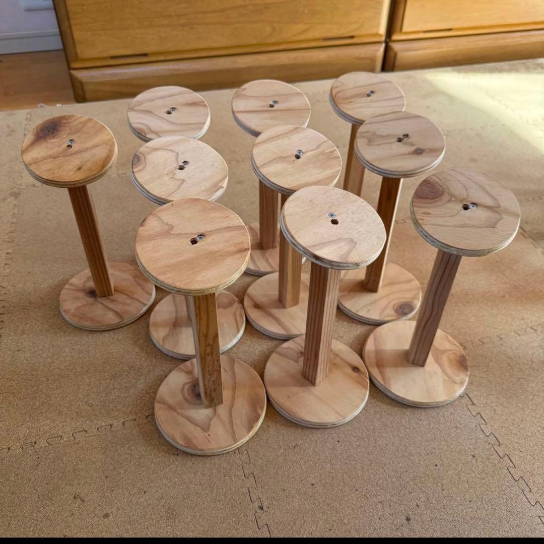 お値下げ 帽子スタンド 木製 20個セット ①②