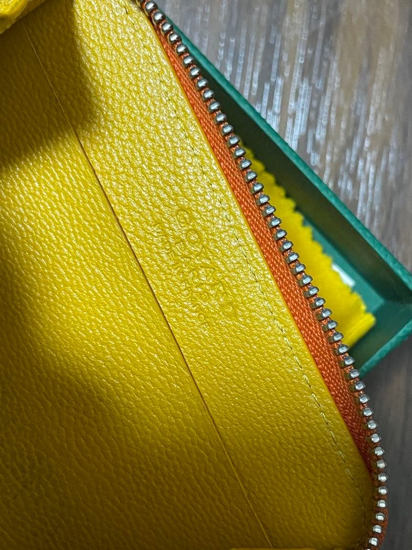 小物 Goyard Matignon Mini Wallet Orange