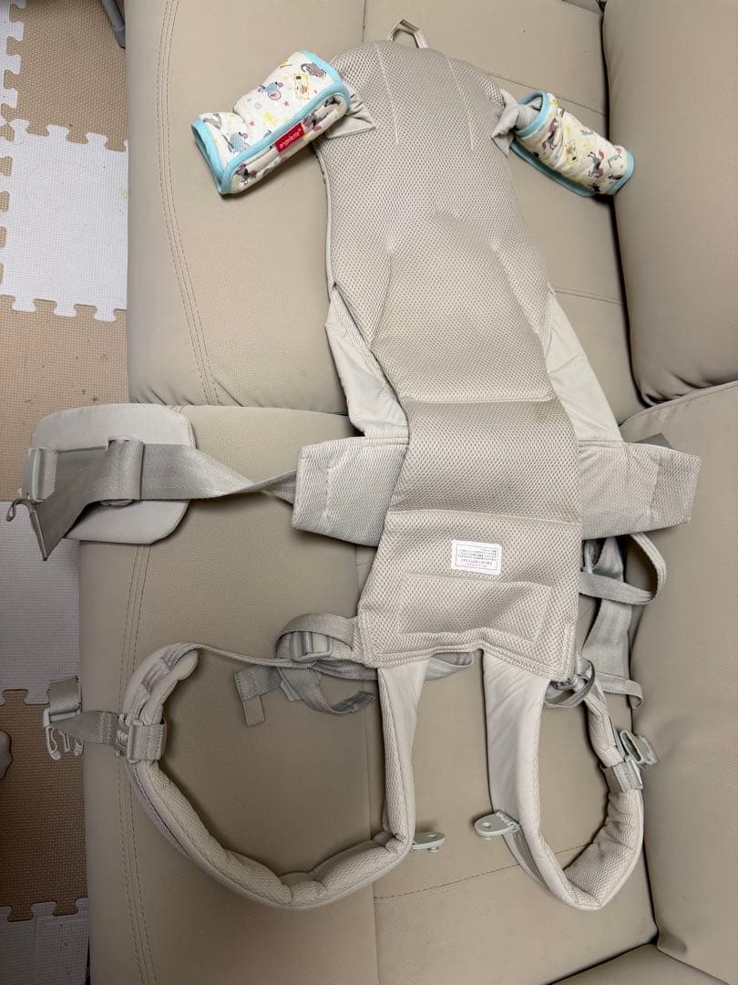 メッシュ素材 抱っこ紐 アームサポート付き