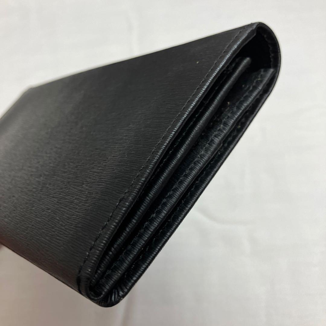 【KR様用】PORTER カレント　二つ折り財布　レザー　ブラック