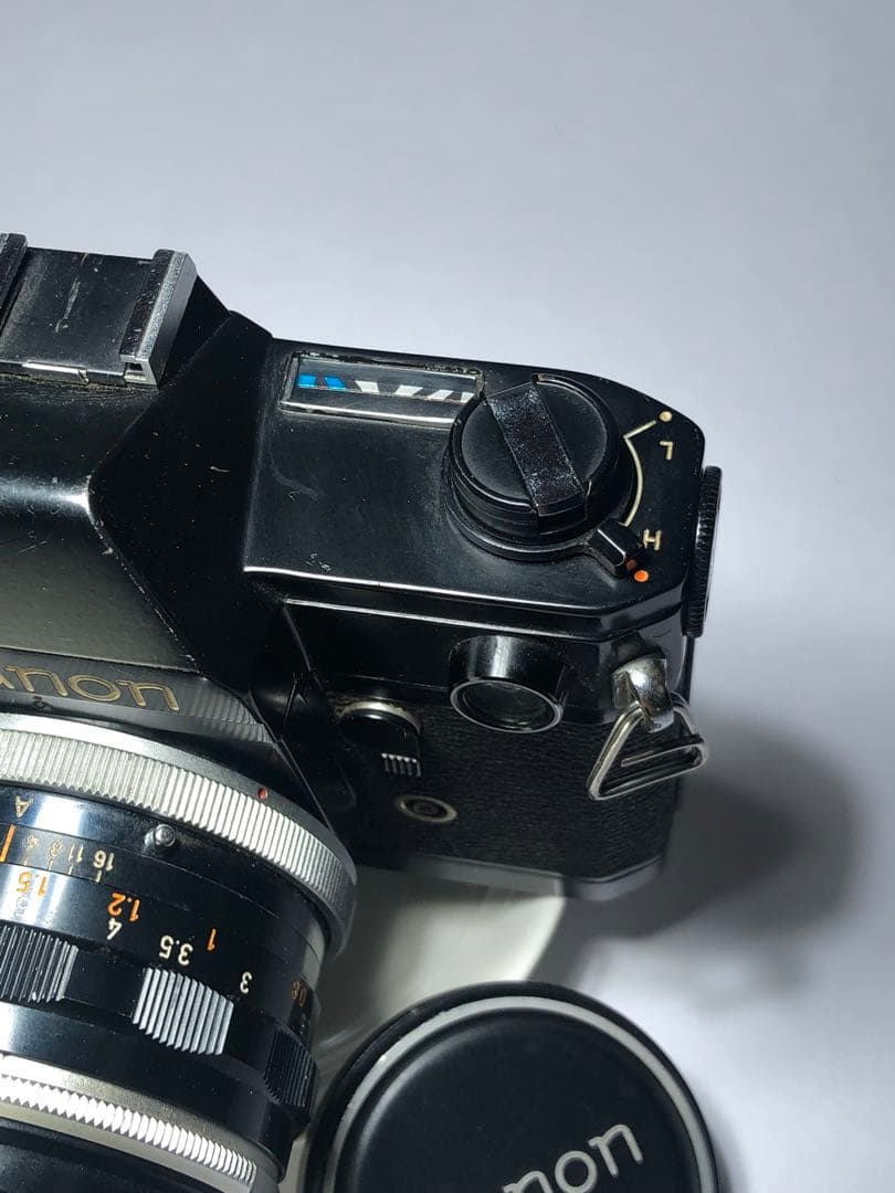 ② 希少な黒色のFX Canon FX black フィルムカメラ