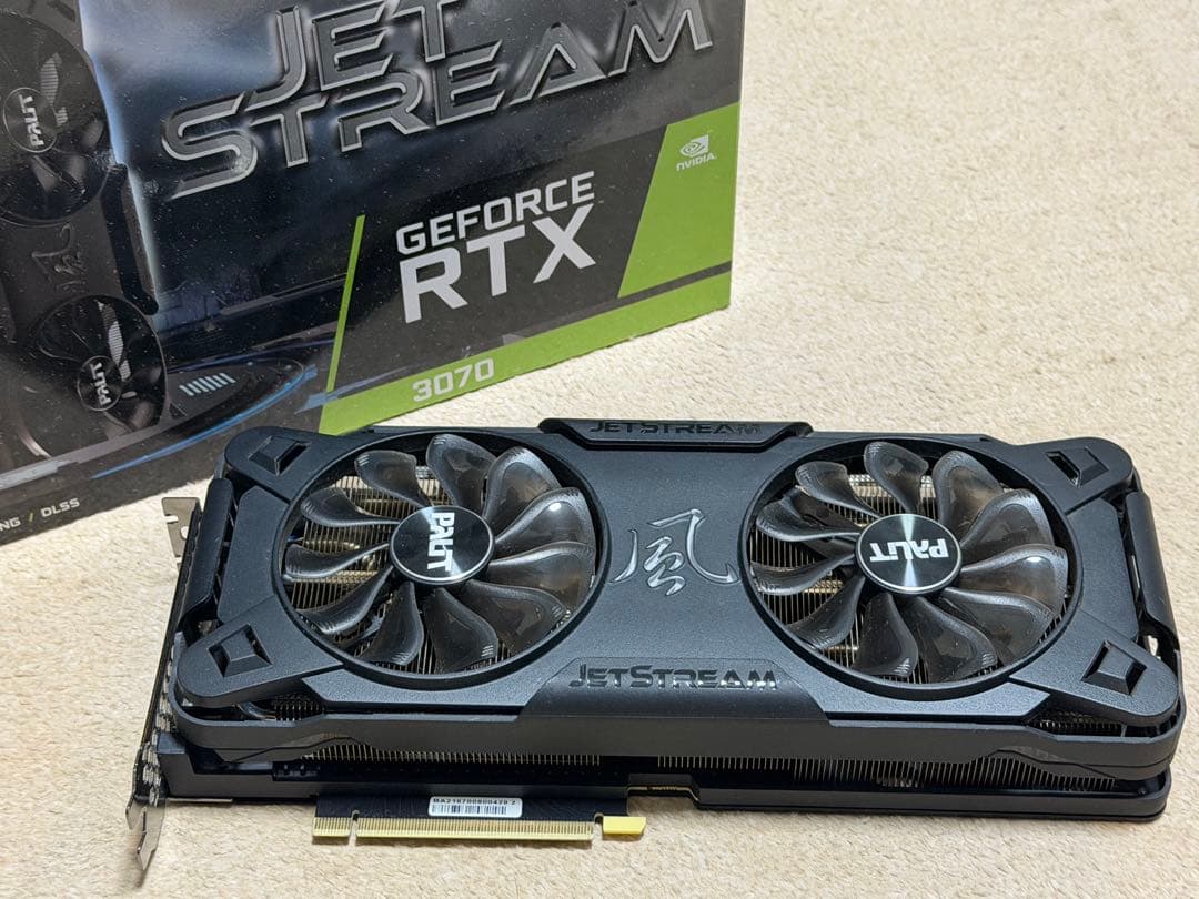 グラフィックボード・グラボ・ビデオカード Palit GeForce RTX 3070 JETSTREAM 8GB