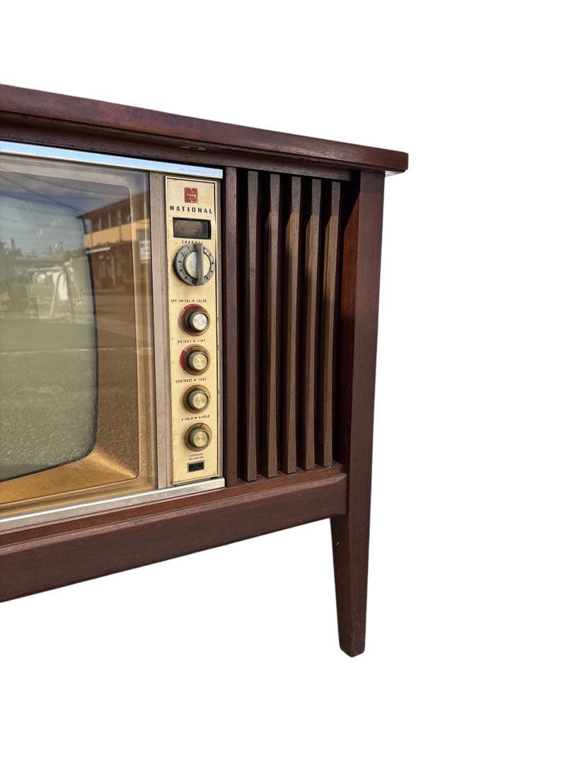 昭和40年代　National ナショナル　TK-900D 真空管カラーテレビ