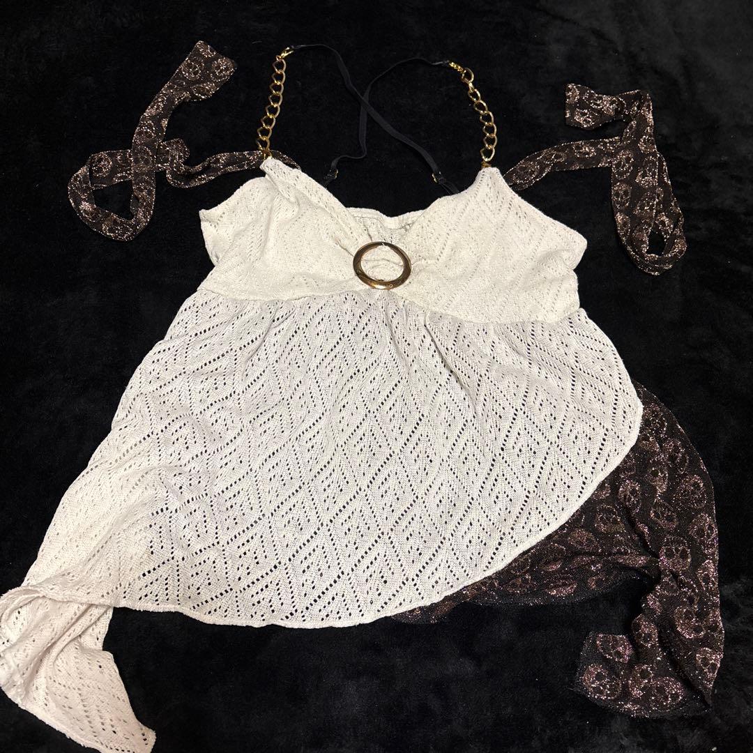 d.i.a. ドクロ キャミソール