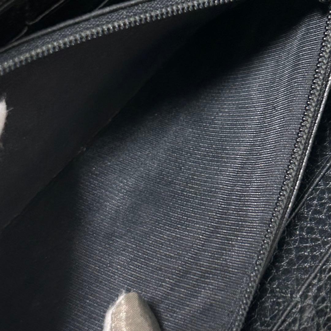 GUCCI グッチ 長財布 ラウンドファスナー ファスナー レザー ブラック