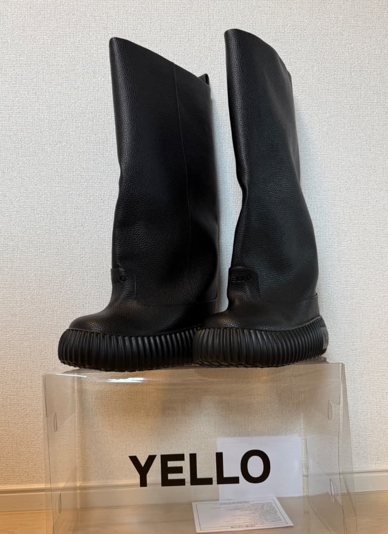 YELLO FLAT TIRE LIFTED TALL BOOTS（Mサイズ）
