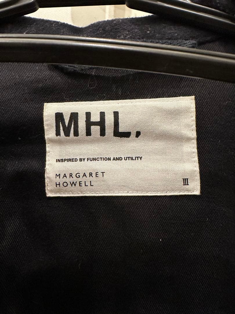 MHL. ダッフル コート 丸襟 ネイビー 濃紺 マーガレットハウエル サイズ3