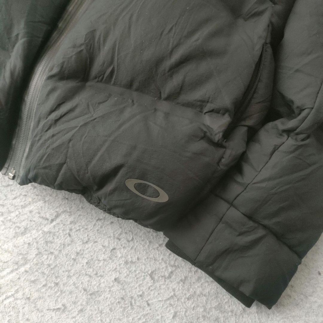 OAKLEY ダウンジャケット ブラック フーデッド テック y2k