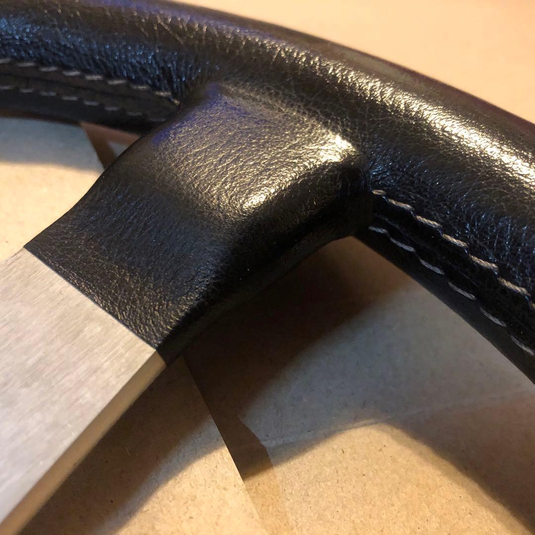 【値下げ】ABARTH スコーピオンφ350mmレザー ステアリング