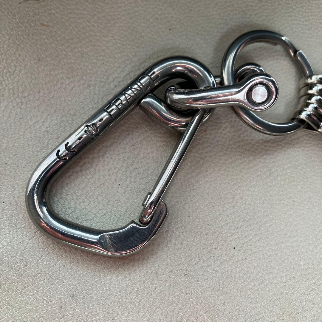 wichardカラビナ&シャックル　1950年代復刻キーリング使用　キーホルダー