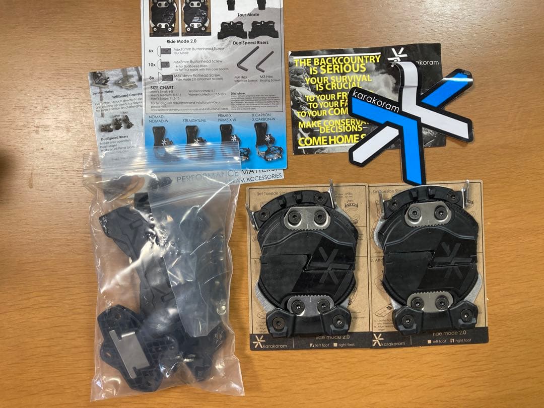 カラコラム　プライムX womanモデル　Mサイズ　未使用　22-23