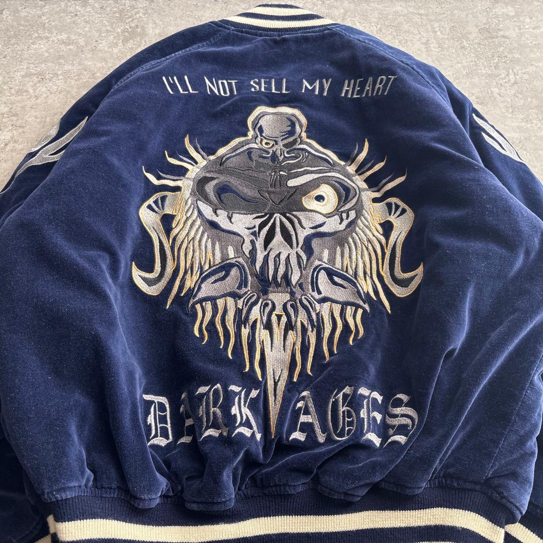 90's■High Spirits【L】スカジャン スーベニアジャケット 別珍