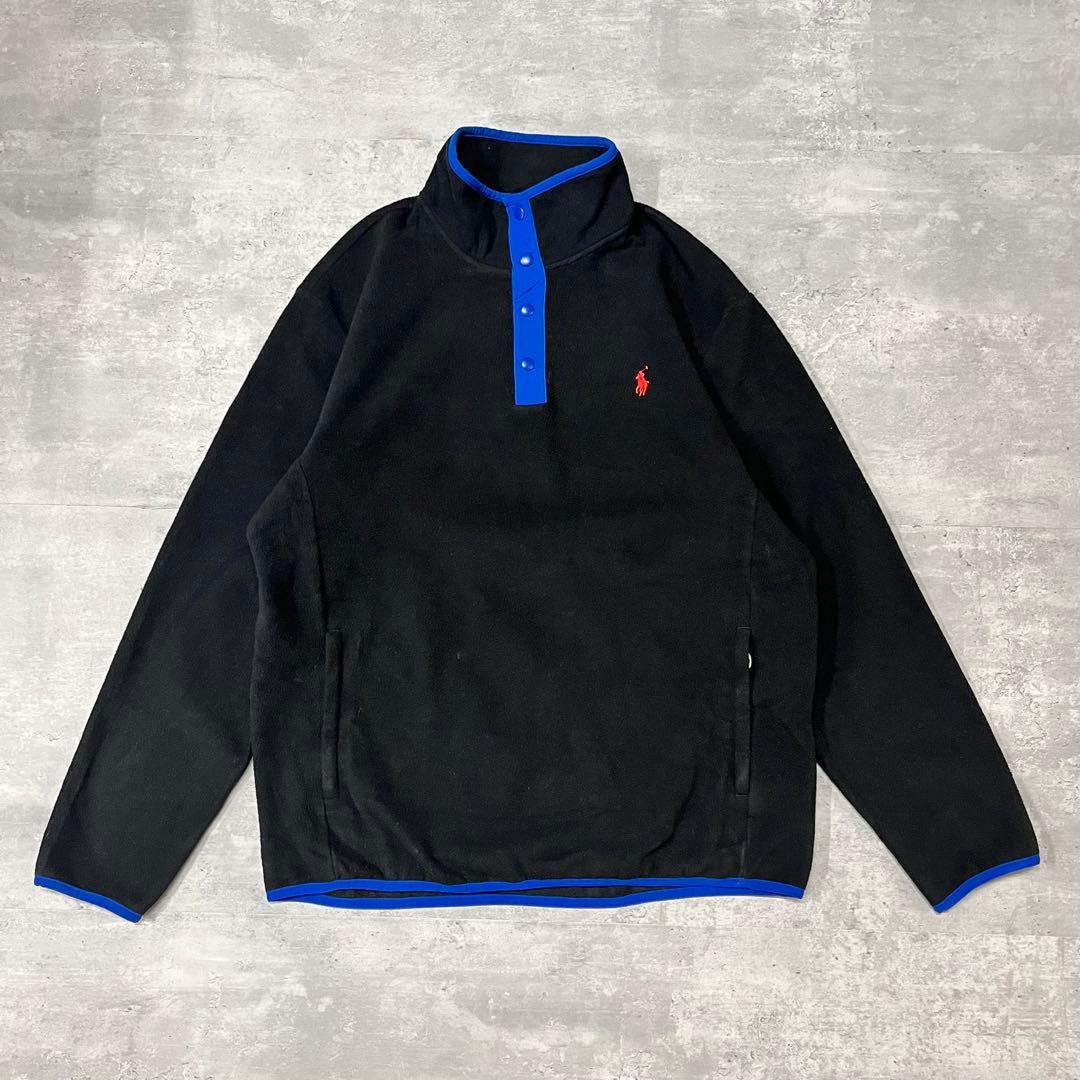 トップス 00s POLO RALPH LAUREN Fleece Snap-T