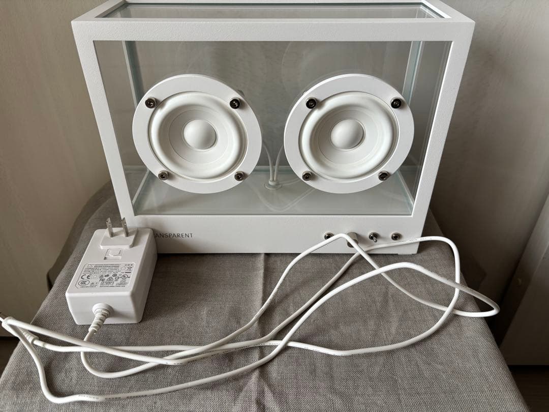 TRANSPARENT ホワイトスピーカー
