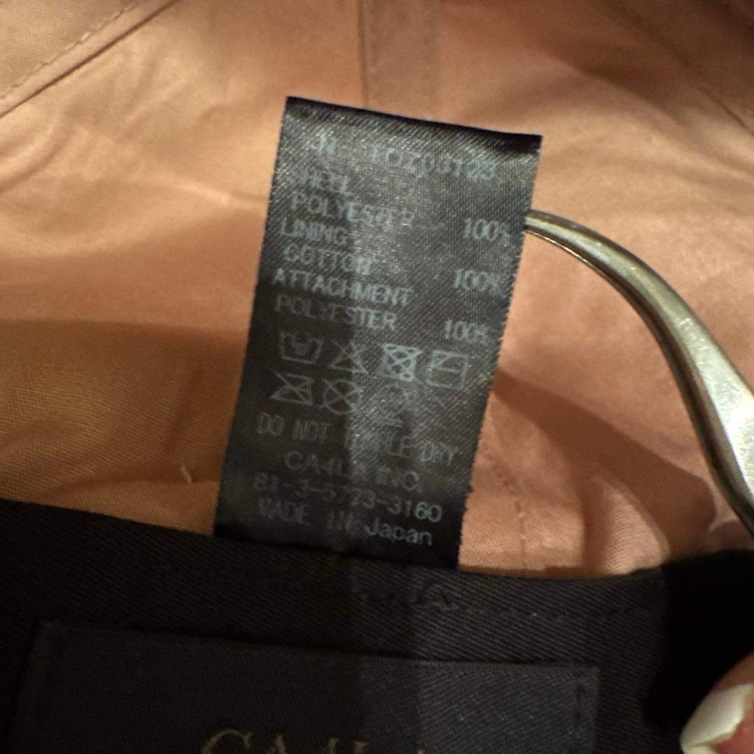 C4LA ピンク サテンキャップ HILDA 3