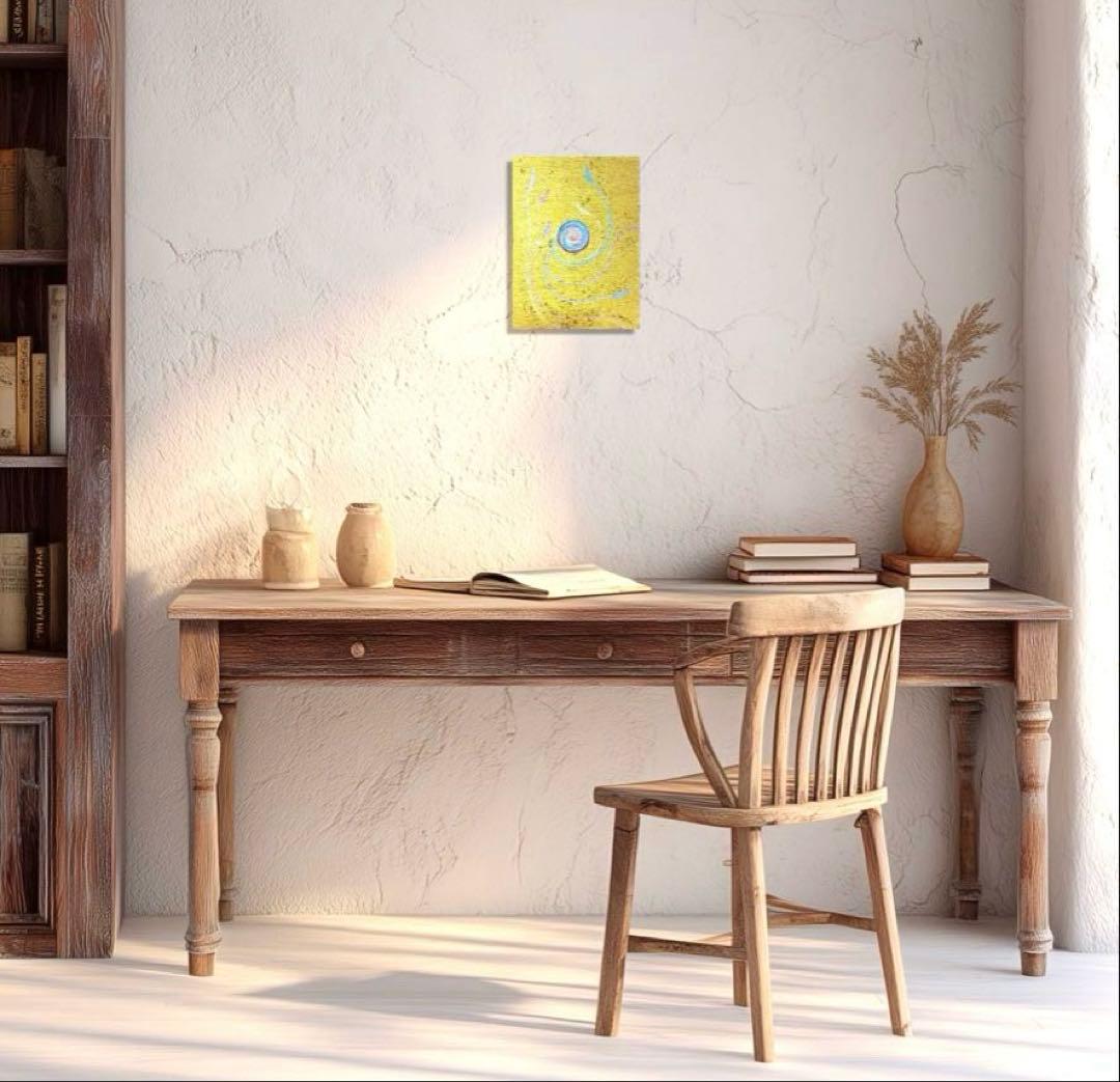 開運絵画　オリジナル　金箔