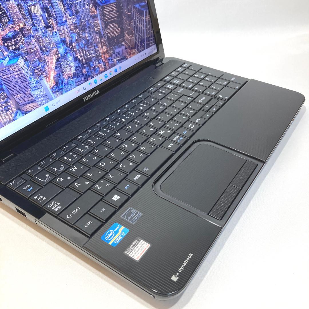 ✨訳あり✨超速i7・オフィス付・カメラ◇黒◇すぐ使えるノートパソコン◇T24-1