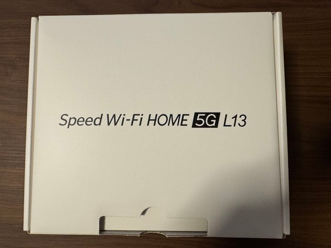 Speed Wi-Fi  5G L13 auホームルーター本体 付属品付