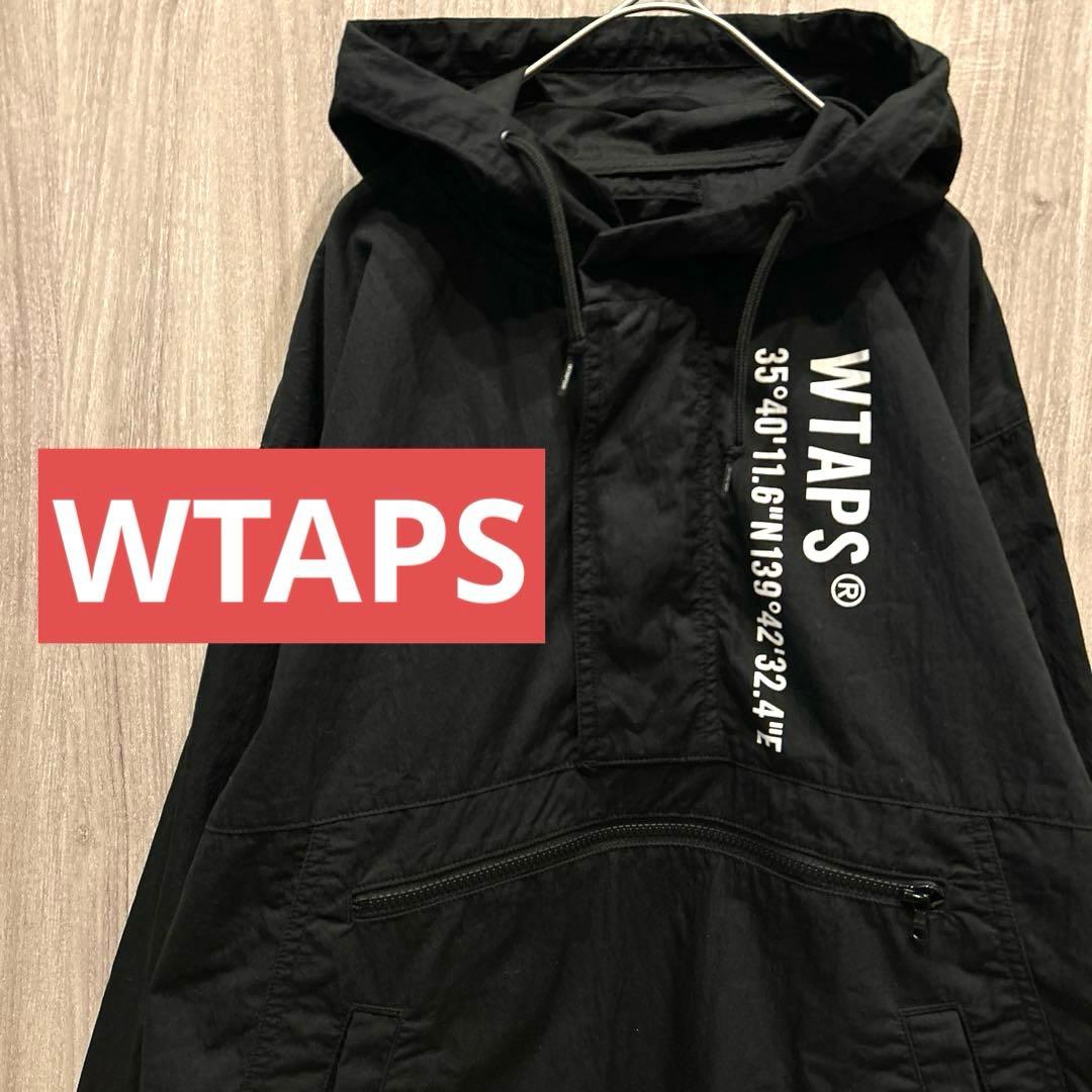 【美品】WTAPS 高級アノラックナイロンジャケット ハーフジップパーカー 古着