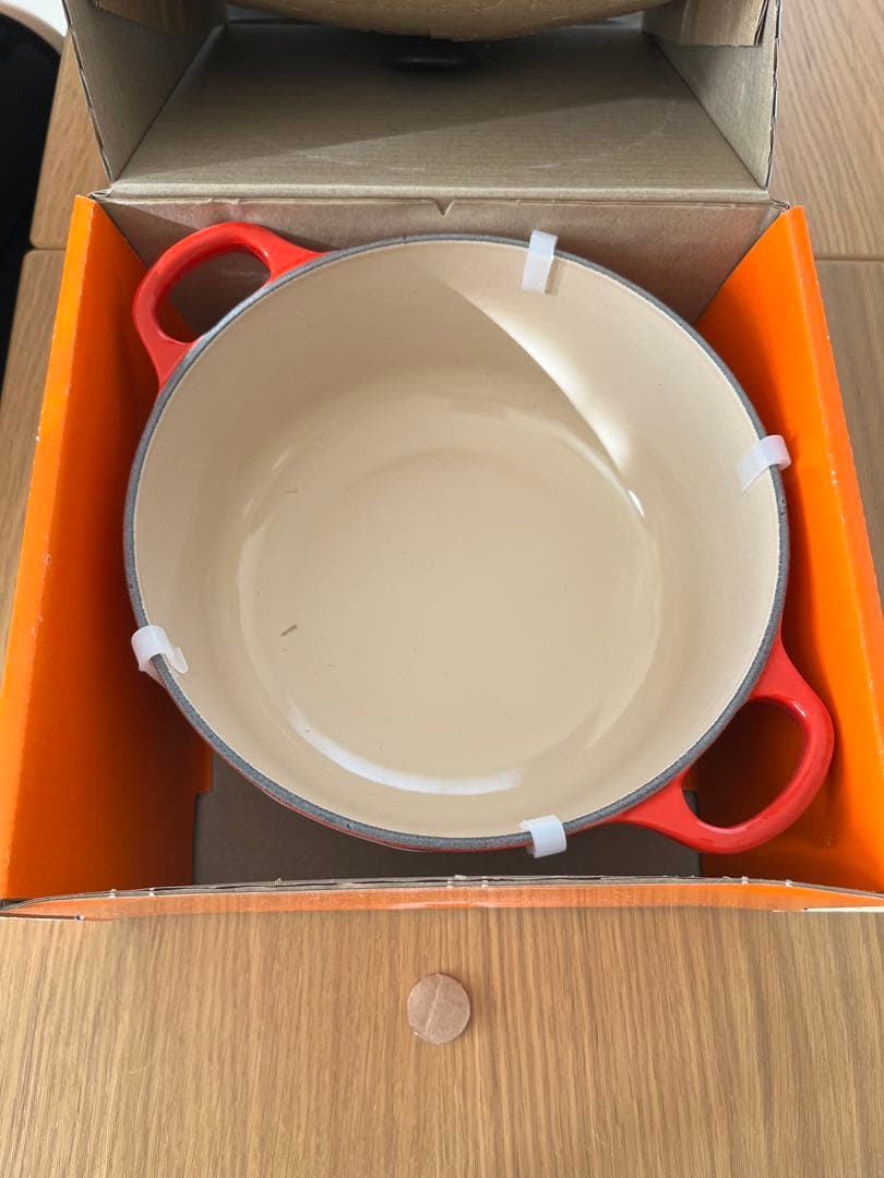 LE CREUSET ココットロンド20cm チェリーレッド