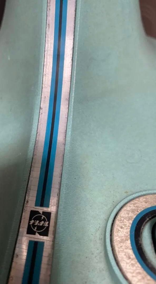 ★卓上　扇風機 水色 30cm 3段階風量★ナショナル★動作確認済み★レトロ★