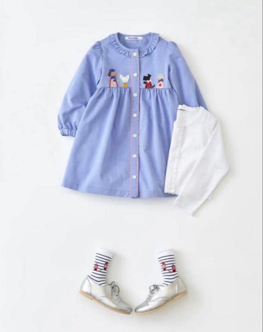 ファミリア　ワンピース　110cm