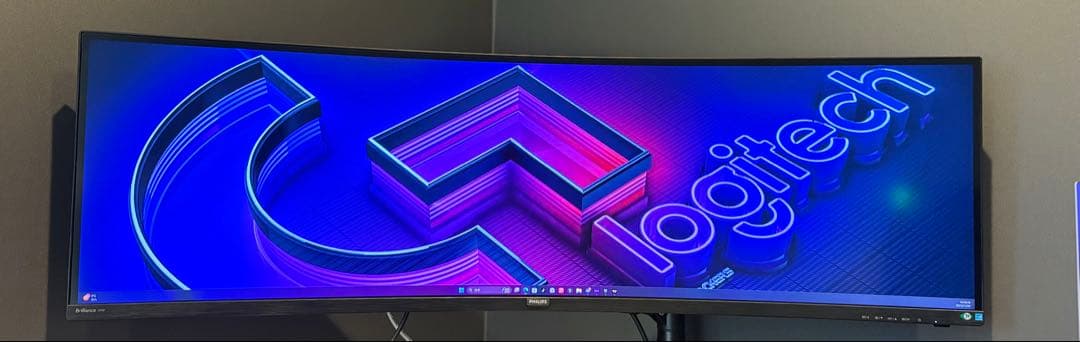 【美品】49インチ　ウルトラワイドモニター　PHILIPS ディスプレイ