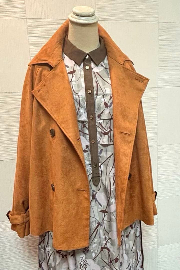 ✨MORABITO BLANC ✨ モラビト超美品フェイクスエードジャケッ38