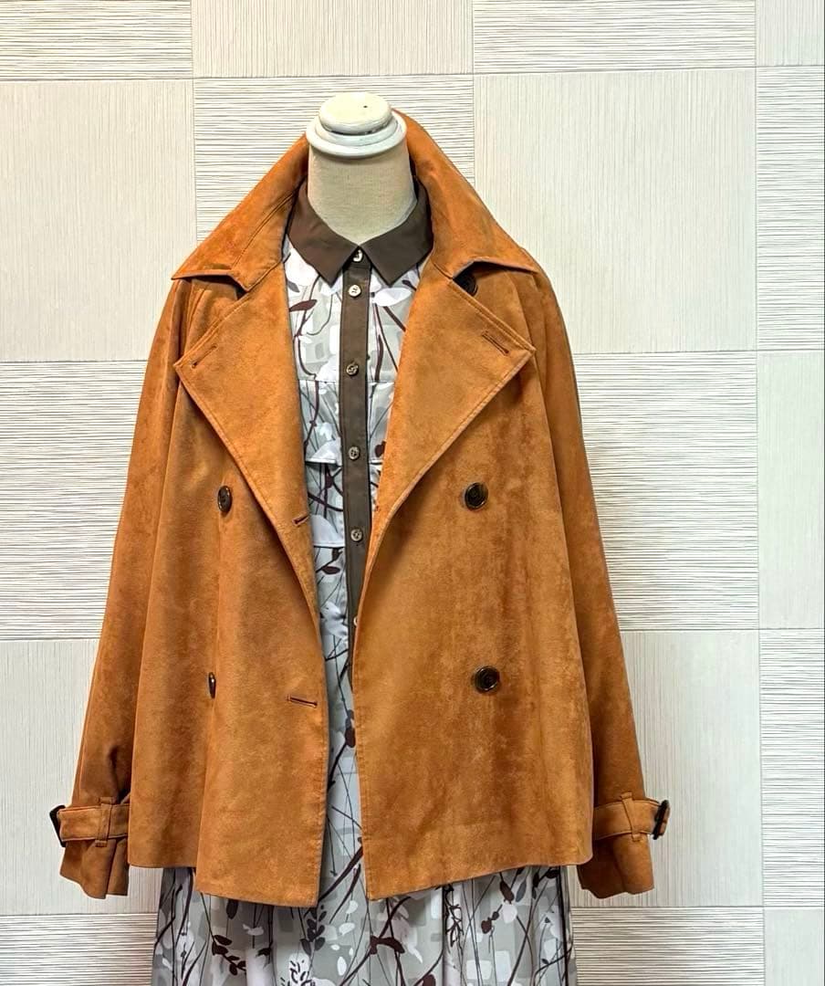 ✨MORABITO BLANC ✨ モラビト超美品フェイクスエードジャケッ38