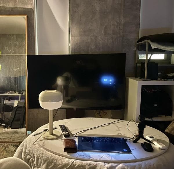 こたつ布団 丸テーブル 大理石風（こたつ布団付き）