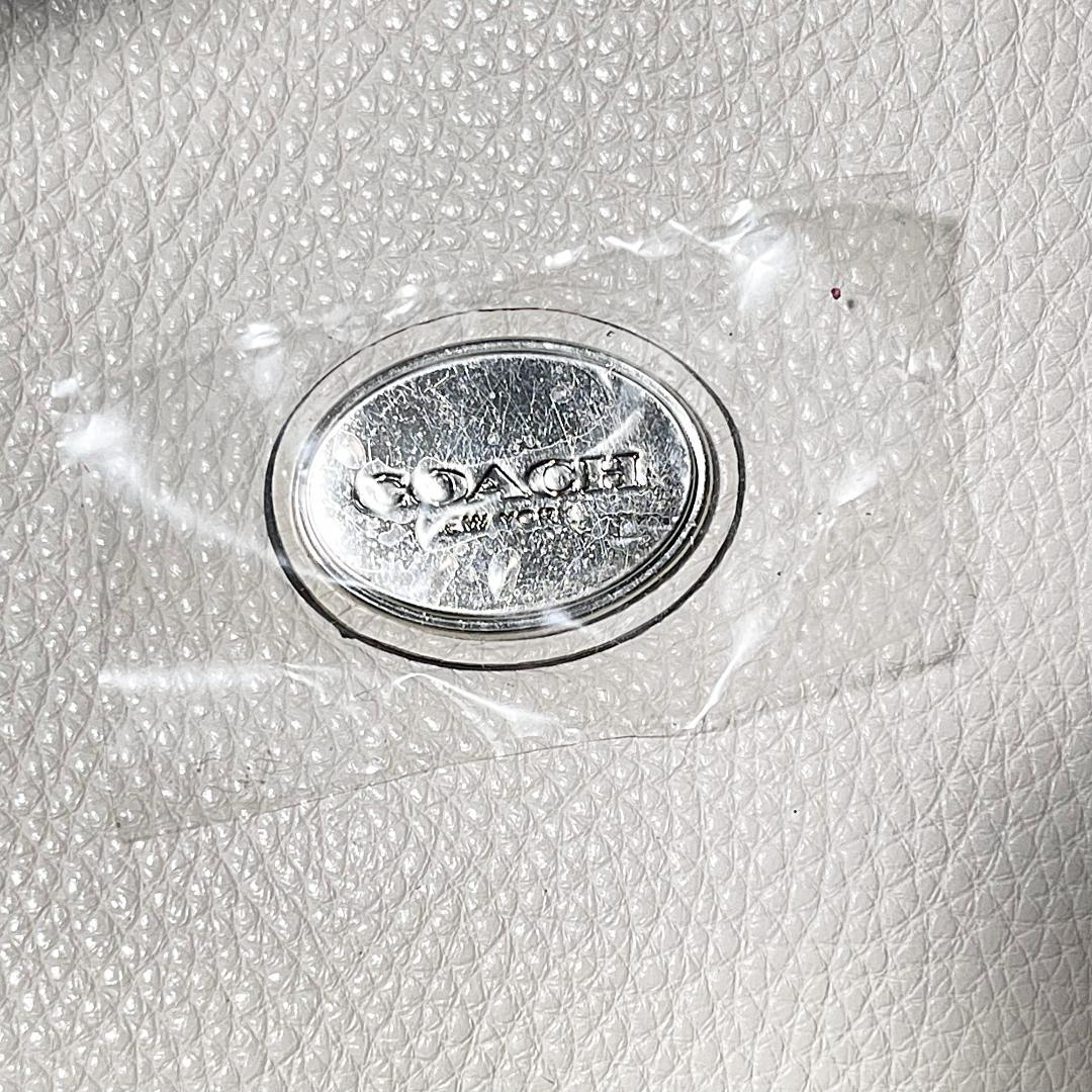 未使用 COACH コーチ レザー ボストンバッグ ホワイト 2way