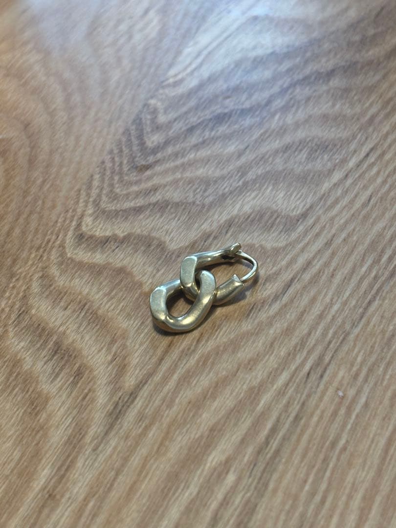 Maison Margiela マルジェラ　マイヨンピアスダブルフープリング片耳