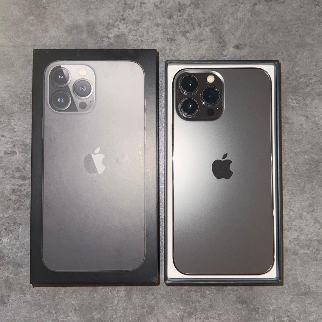 【美品】iPhone13 ProMax SIMフリー 256GB グラファイト