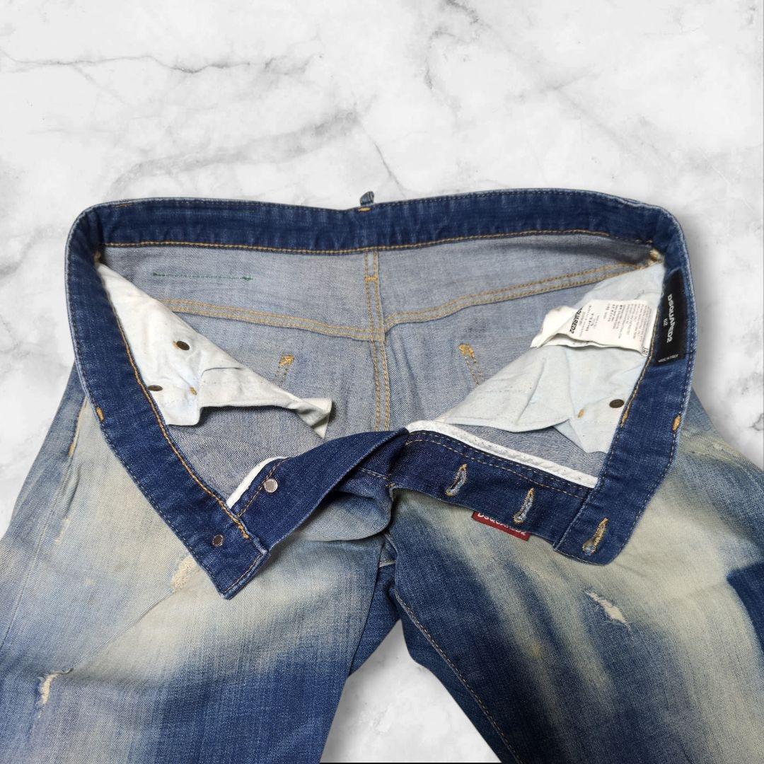 希少✨ディースクエアード sexy twist jean デニム 緑パッチ 52