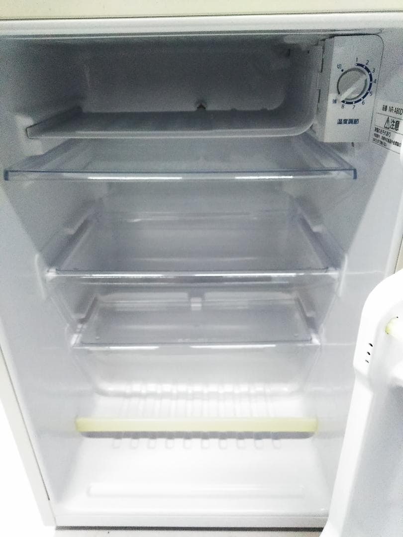 23年製 パナソニック NR-A80D-W 1ドアパーソナル冷蔵庫 75L□