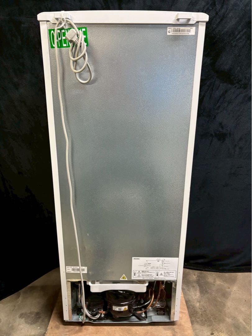 アイリスオーヤマ 冷蔵庫 118L 2024年製 IRSD- 12B-W 右開き