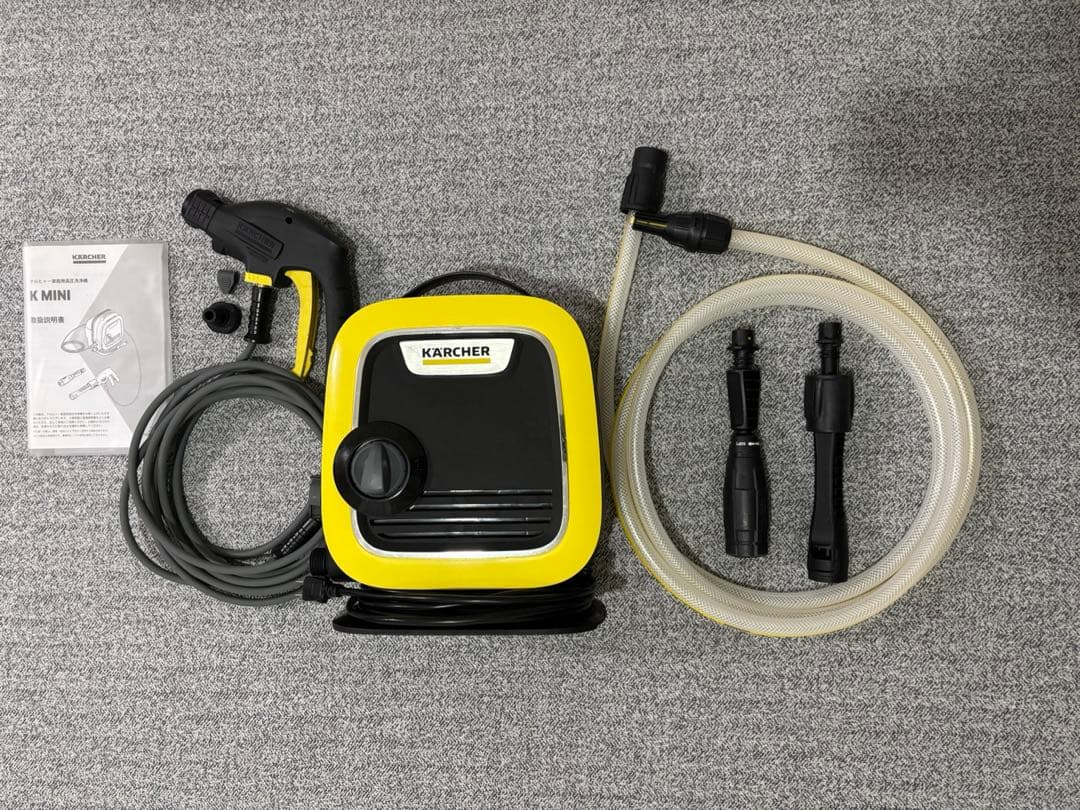 ケルヒャー　Karcher 家庭用高圧洗浄機　K MINI 自吸用ホース付き
