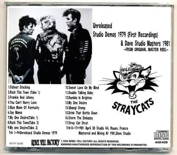 ＜BB.Kong＞STRAY CATS UNRELEASED DEMO