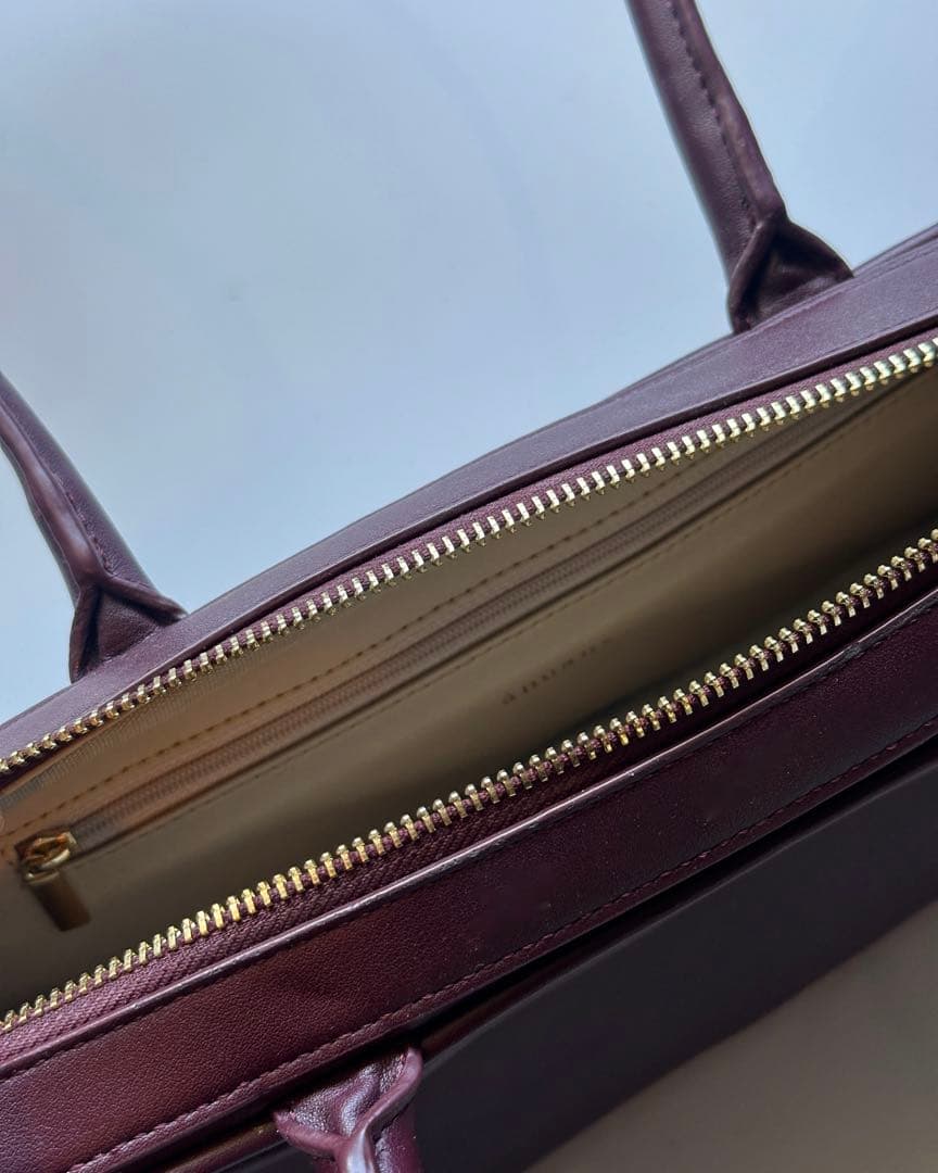 anuans プレーンボストンバッグ