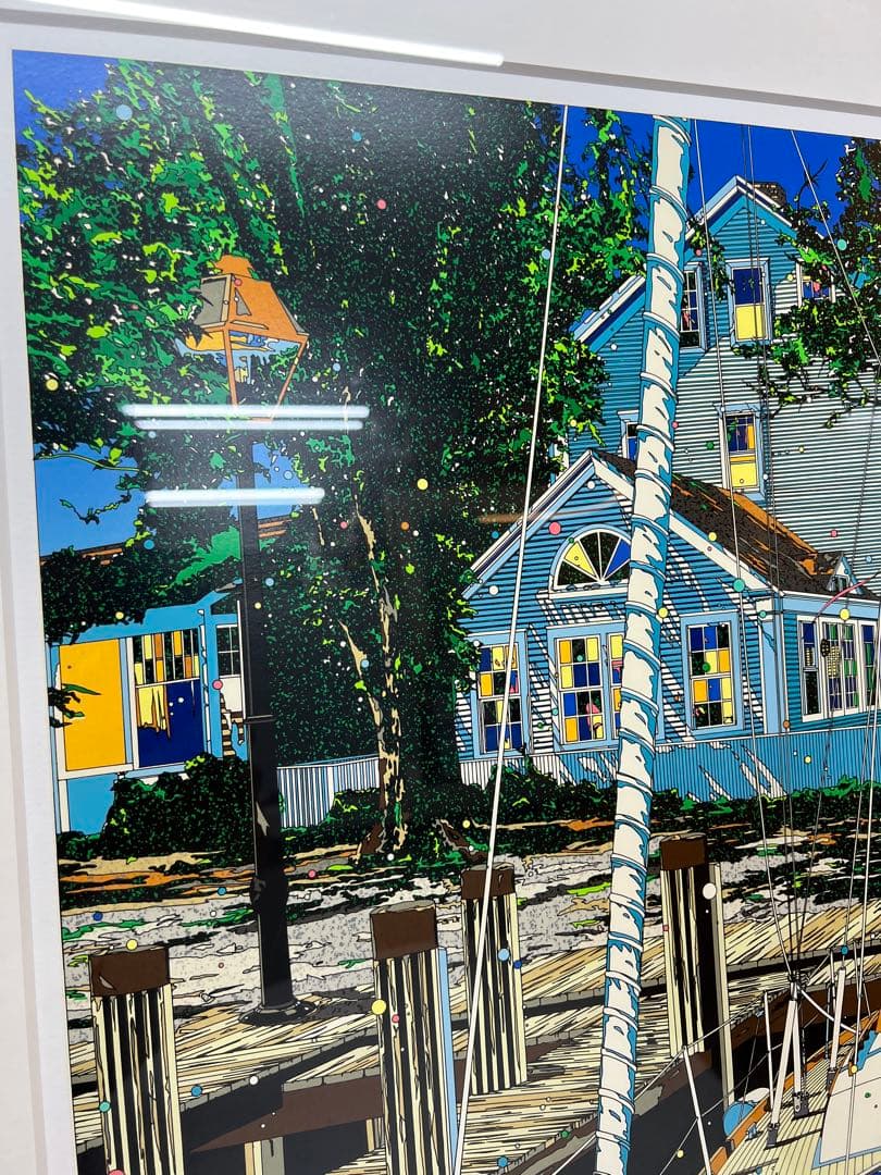 鈴木英人　「果てしなき君の旅」 シルクスクリーン　サイン入り　ED134/200