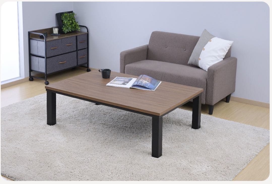 福岡市内引取歓迎！美品　テーブルコタツ　120×80cm