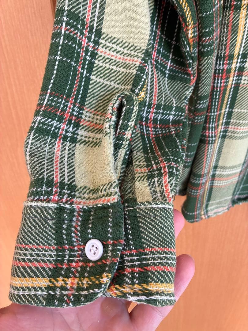 70s ビッグマック　ネルシャツ　　L ビンテージ　ヴィンテージ