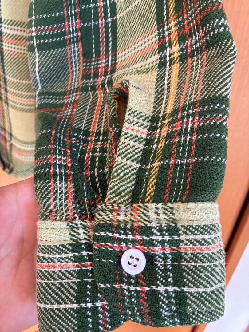 70s ビッグマック　ネルシャツ　　L ビンテージ　ヴィンテージ