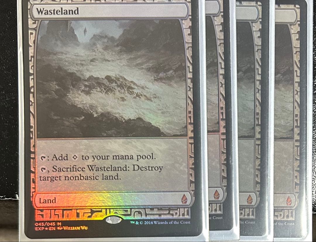 不毛の大地　4枚セット　英語版　foil