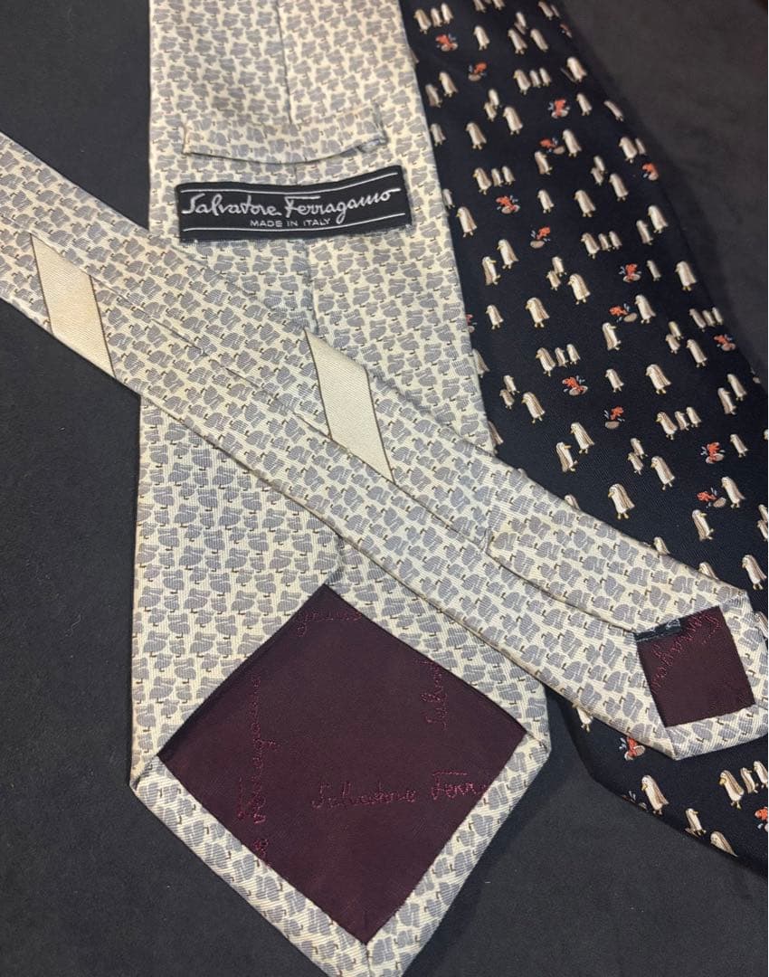 Ferragamo ネクタイ3本セット 箱付き 美品