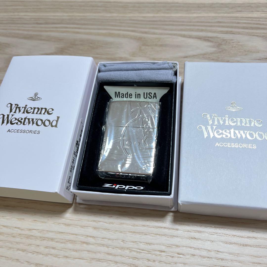 ★未使用保管品★ヴィヴィアンウエストウッド　ジッポ　シルバー　オーブ
