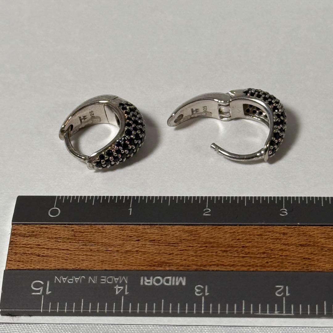 【定価4.8万】TOM WOOD Ice Huggie Pave ピアス M